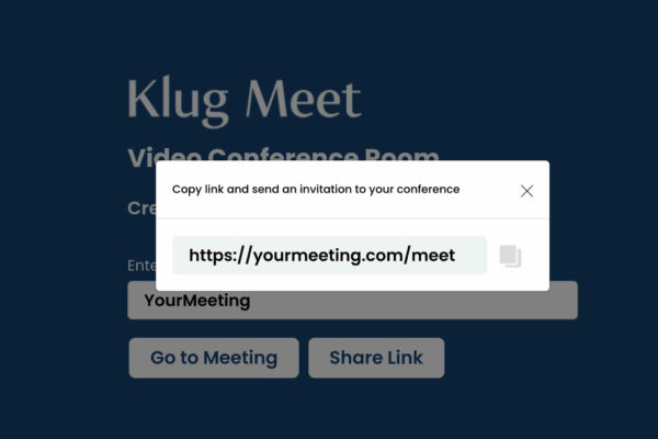 klug home solutions, video conference, low latency streaming, social media